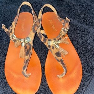 Cheetah sandals